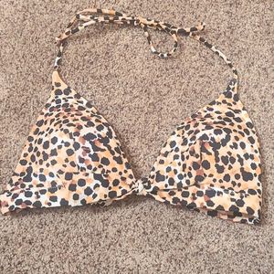 Victoria's Secret triangle halter swim top